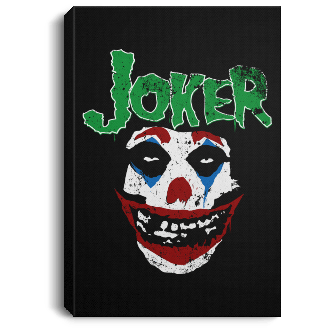 Housewares Black / 8" x 12" Misfit Smile Premium Portrait Canvas