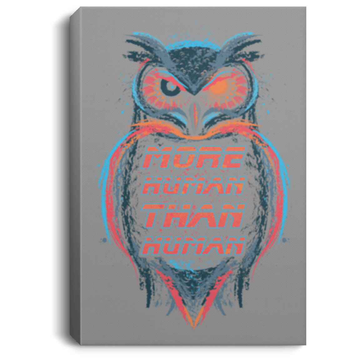 Housewares Gray / 8" x 12" More Human than Human Premium Portrait Canvas