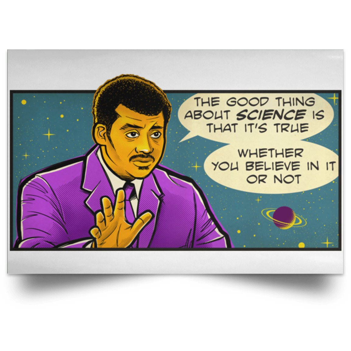 Housewares White / 18" x 12" NDGT good thing Landscape Poster