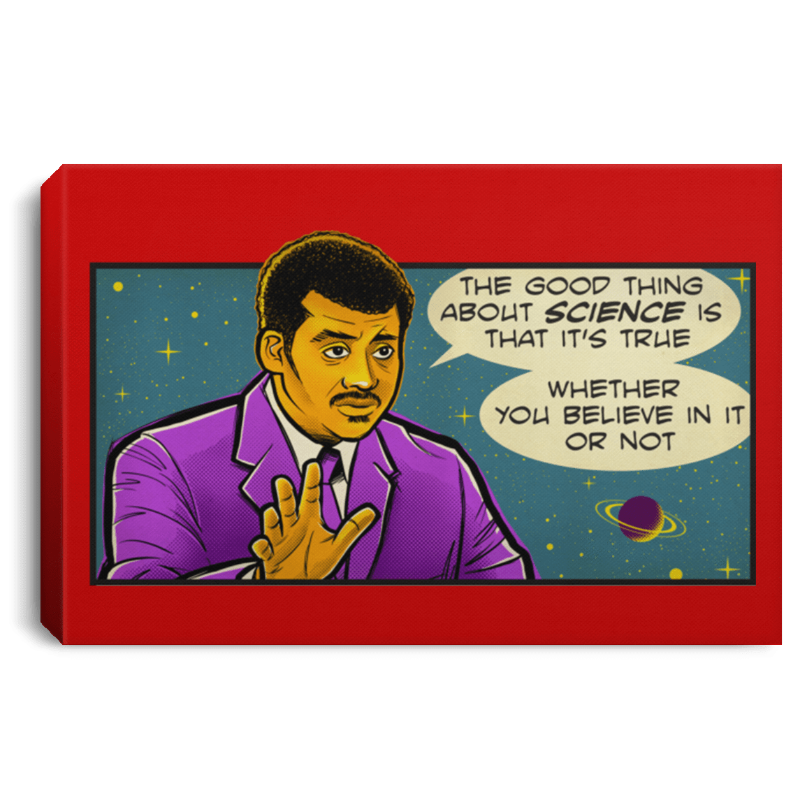 Housewares Red / 12" x 8" NDGT good thing Premium Landscape Canvas