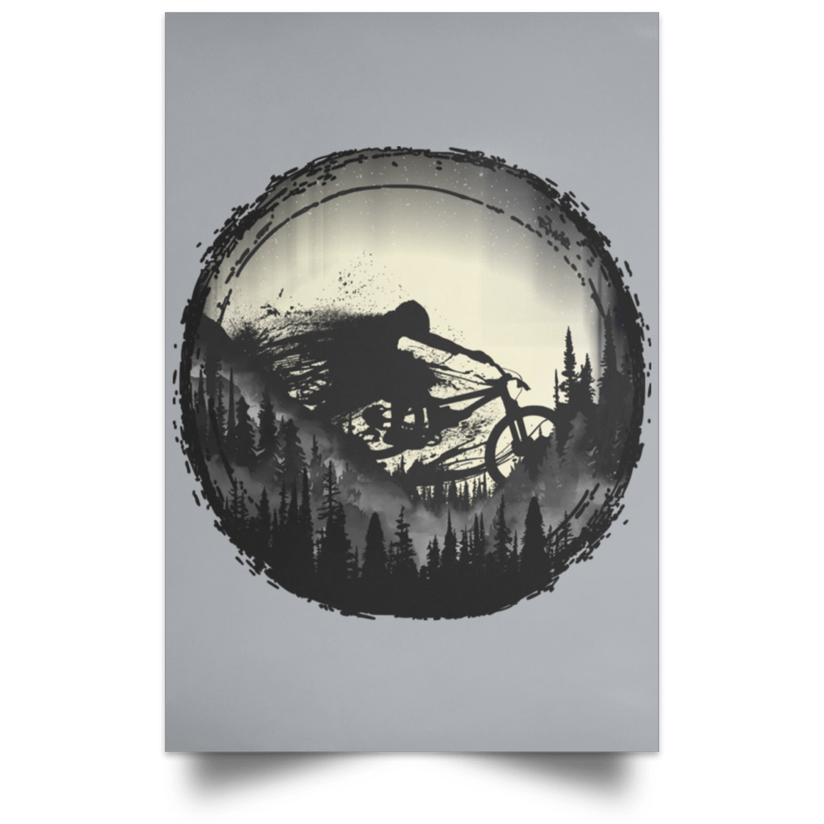 Housewares Grey / 12" x 18" Never Gonna Leave The Woods Portrait Poster