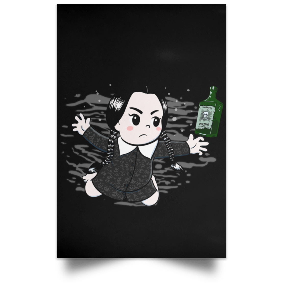 Housewares Black / 12" x 18" NirvAddams Portrait Poster