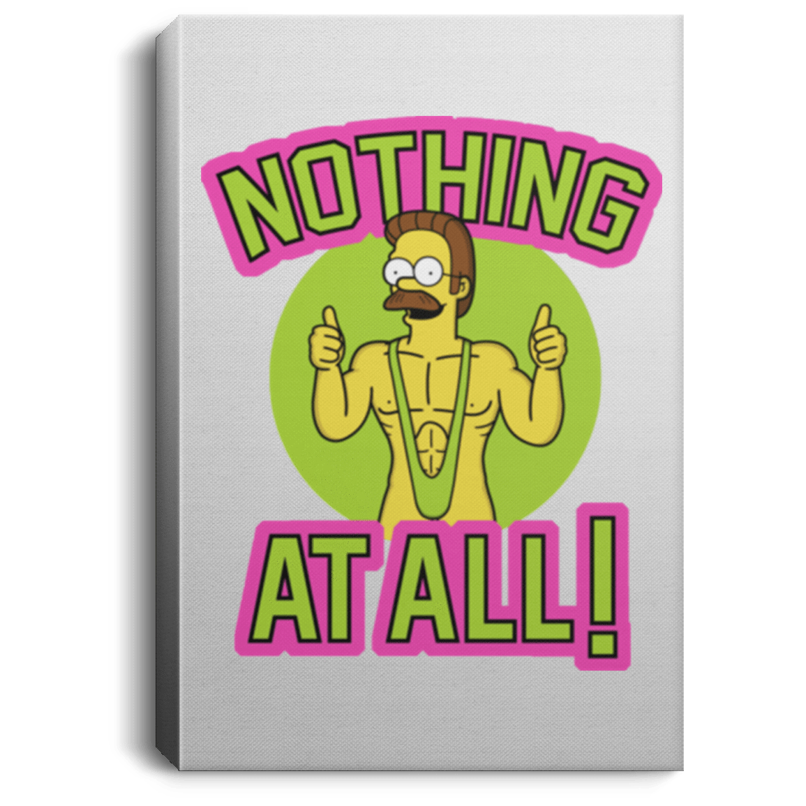 Housewares White / 8" x 12" Nothing At All Premium Portrait Canvas