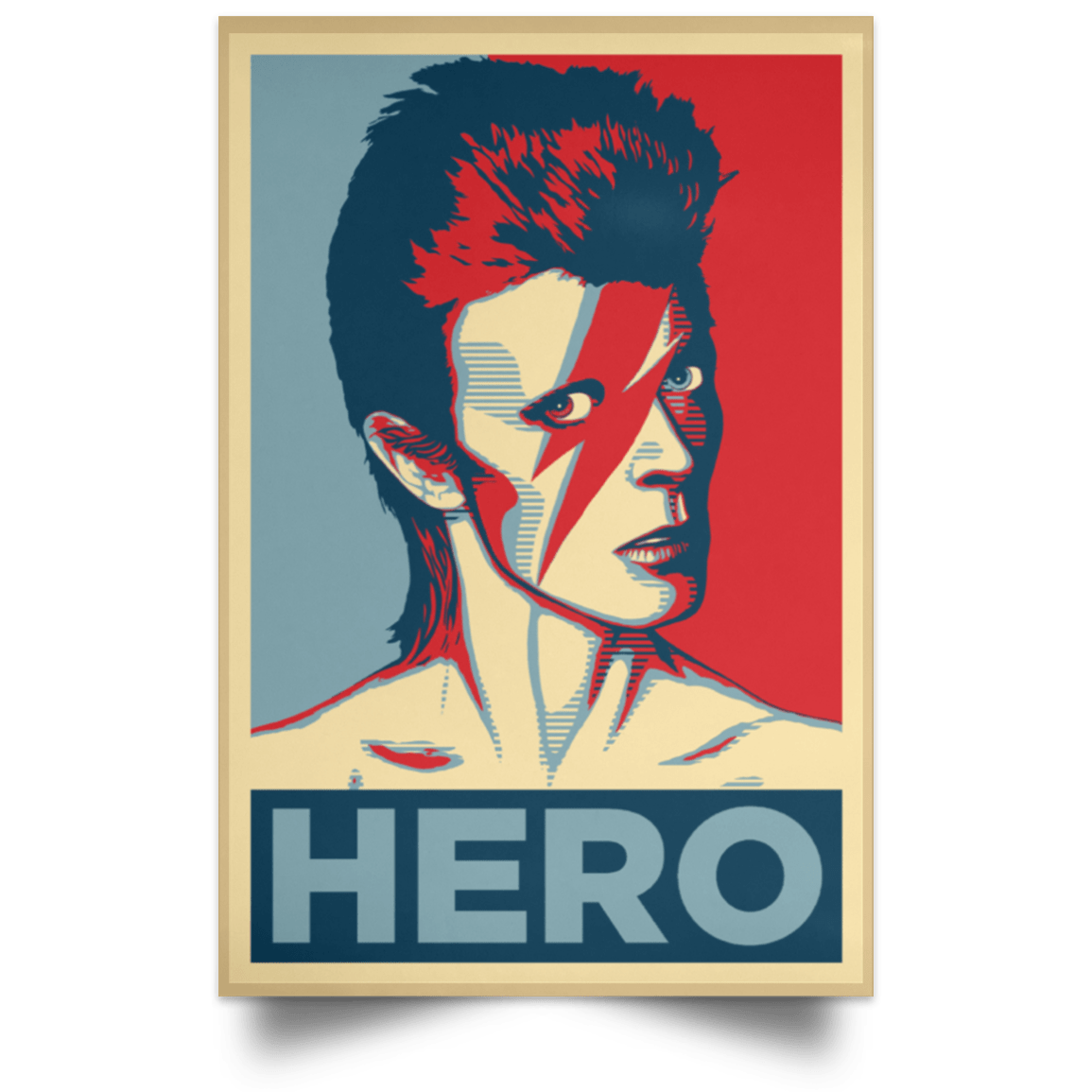 Obey the HERO Portrait Poster