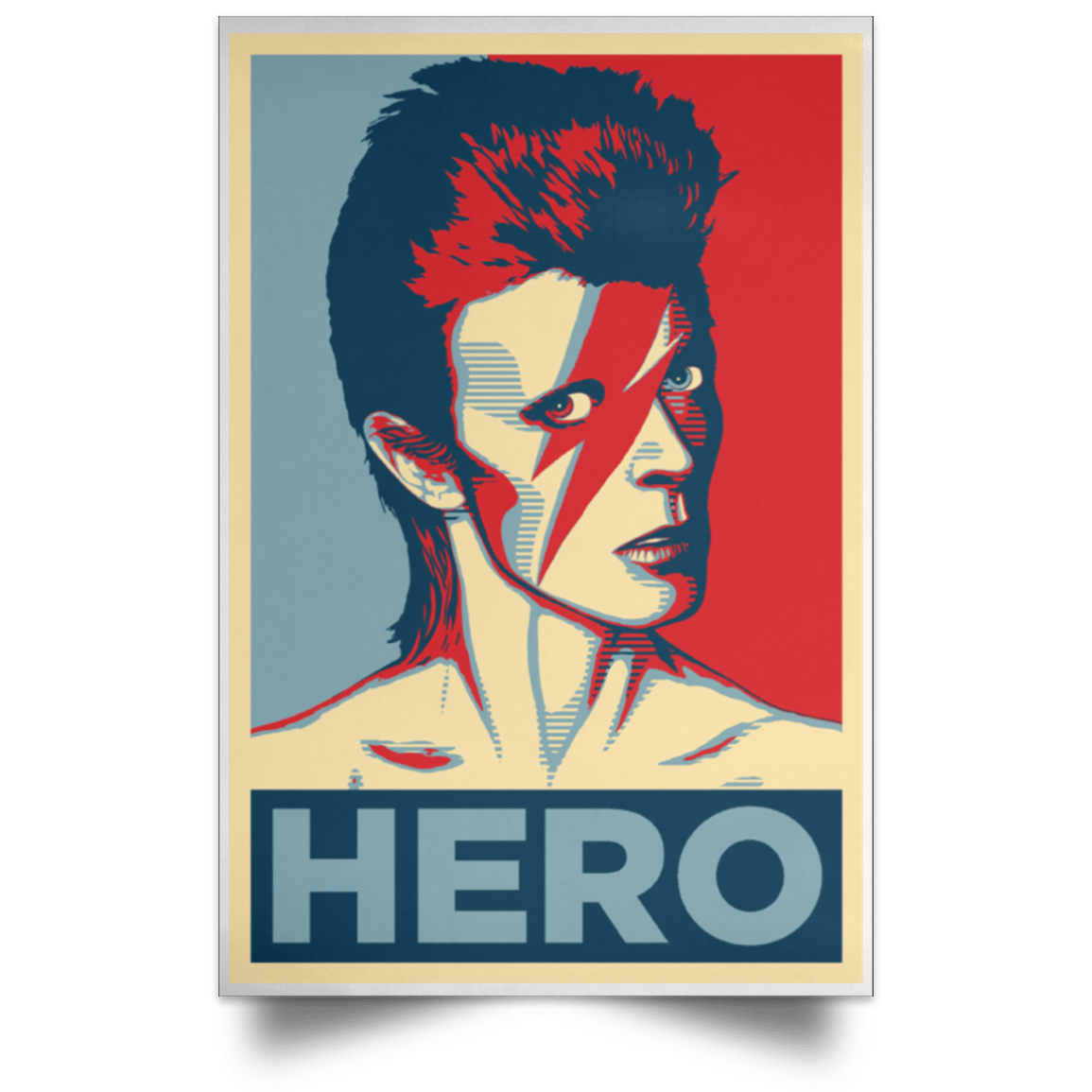 Obey the HERO Portrait Poster