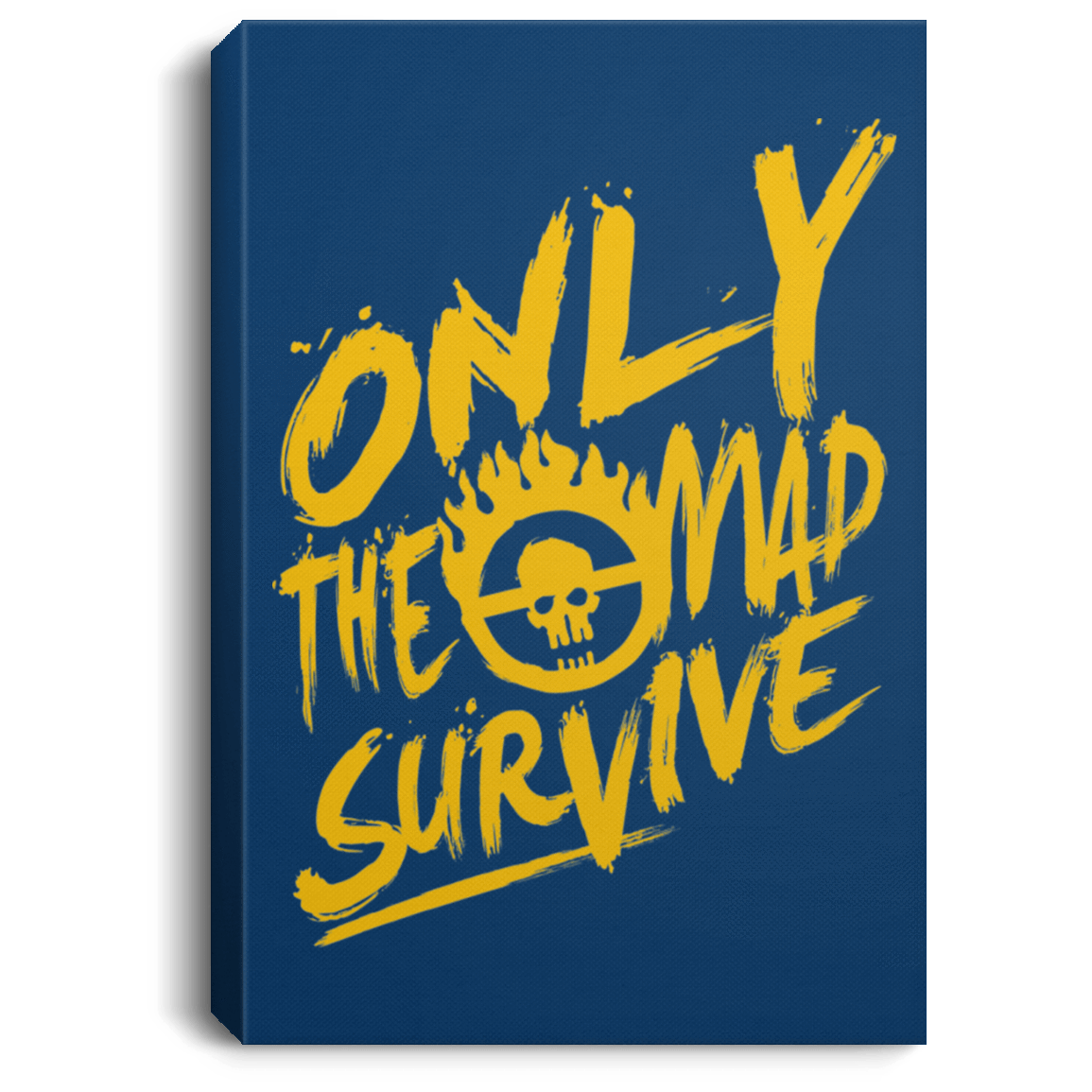 Housewares Royal / 8" x 12" Only The Mad Yellow Premium Portrait Canvas