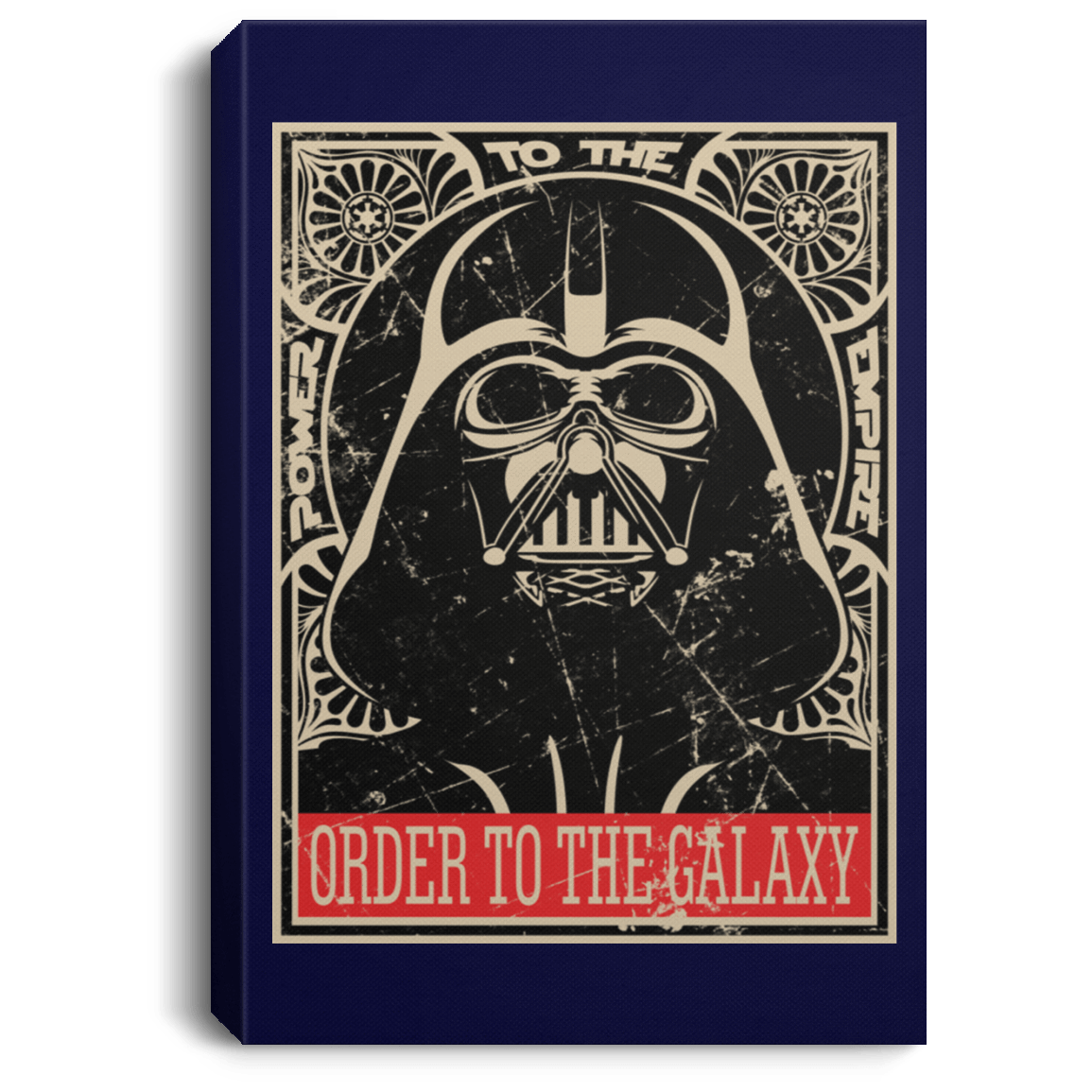 Housewares Navy / 8" x 12" Order to the galaxy Premium Portrait Canvas