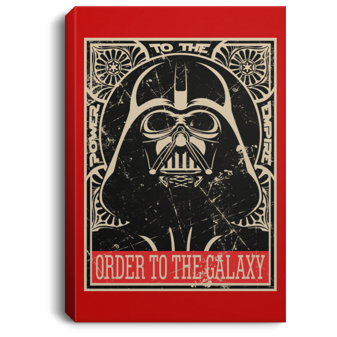 Housewares Red / 8" x 12" Order to the galaxy Premium Portrait Canvas