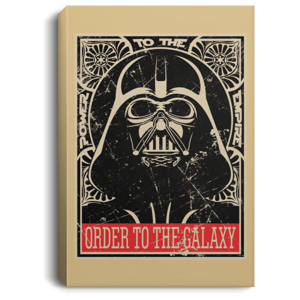 Housewares Tan / 8" x 12" Order to the galaxy Premium Portrait Canvas