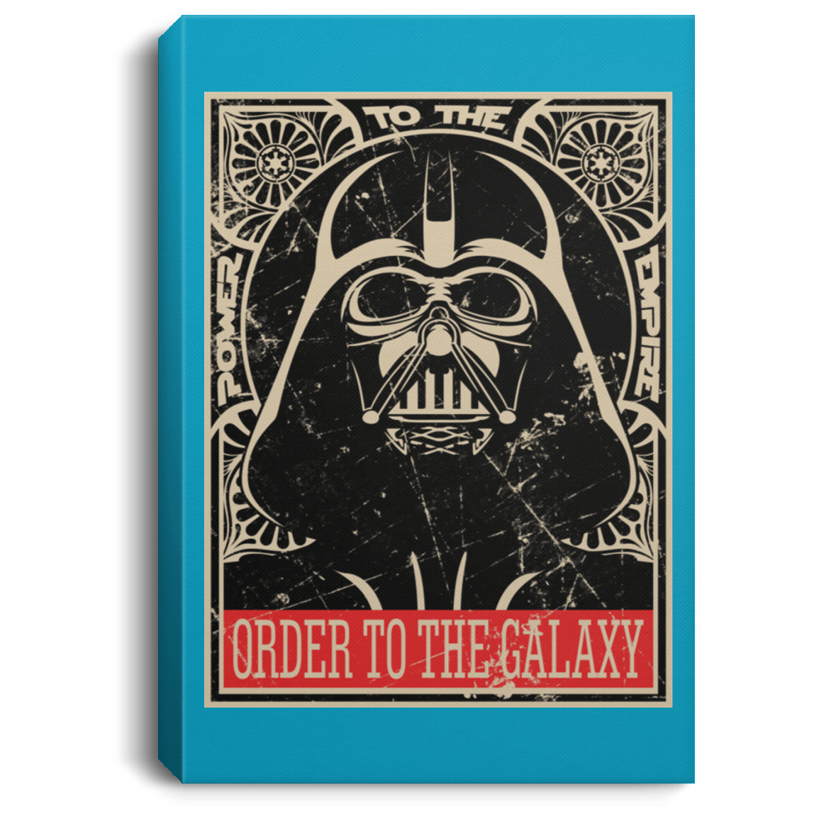 Housewares Turquoise / 8" x 12" Order to the galaxy Premium Portrait Canvas