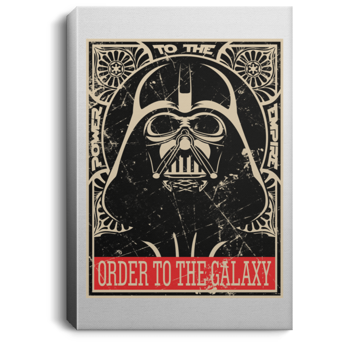 Housewares White / 8" x 12" Order to the galaxy Premium Portrait Canvas
