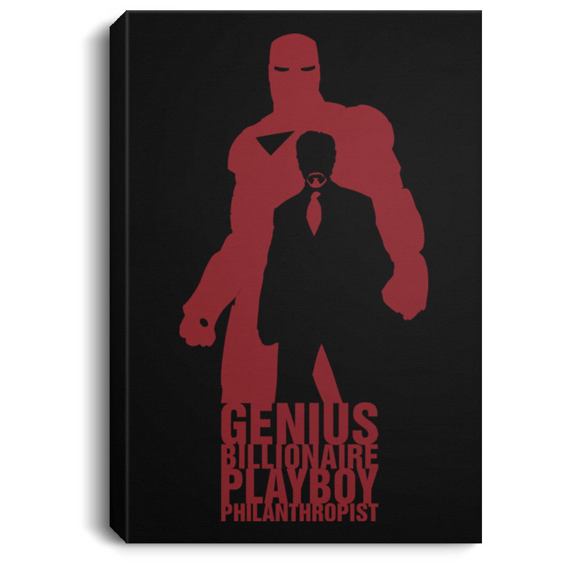 Housewares Black / 8" x 12" Philanthropist Club Premium Portrait Canvas