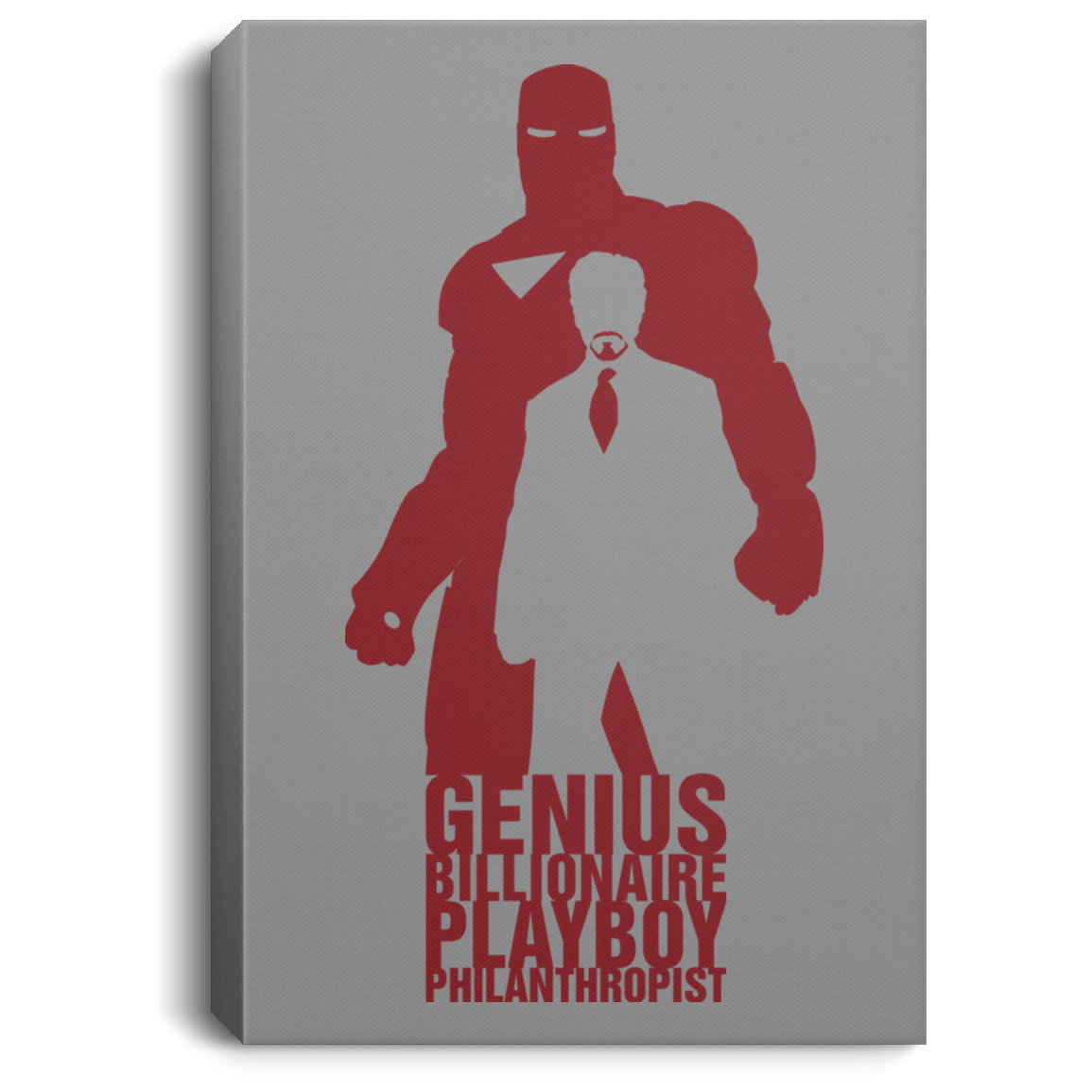 Housewares Gray / 8" x 12" Philanthropist Club Premium Portrait Canvas