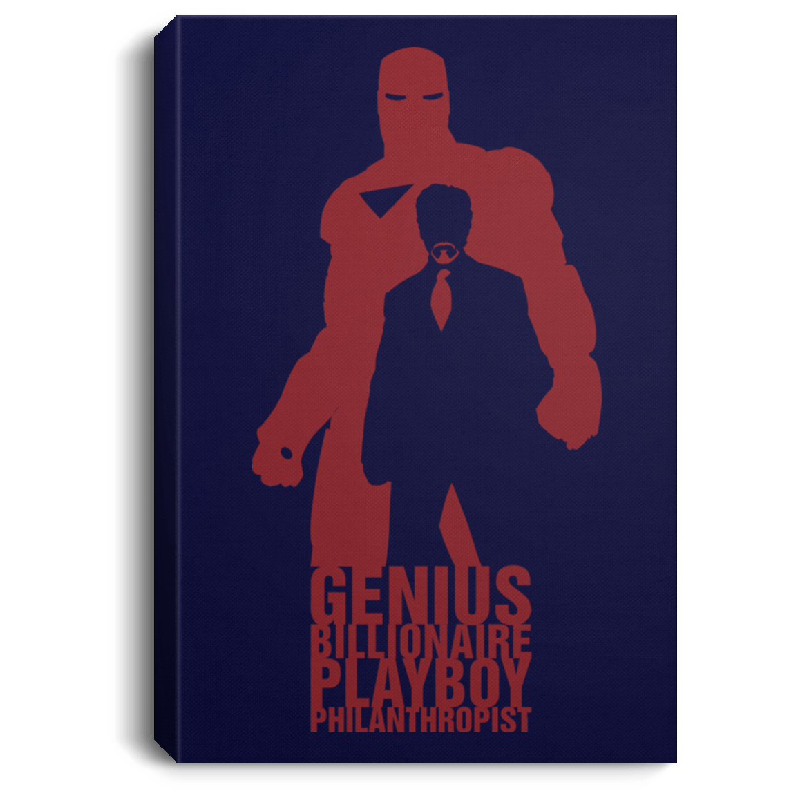 Housewares Navy / 8" x 12" Philanthropist Club Premium Portrait Canvas