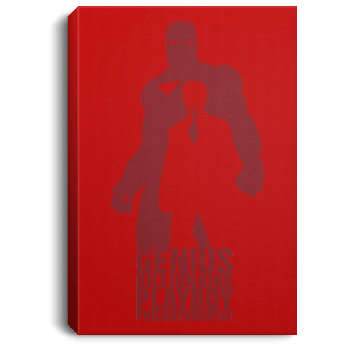 Housewares Red / 8" x 12" Philanthropist Club Premium Portrait Canvas