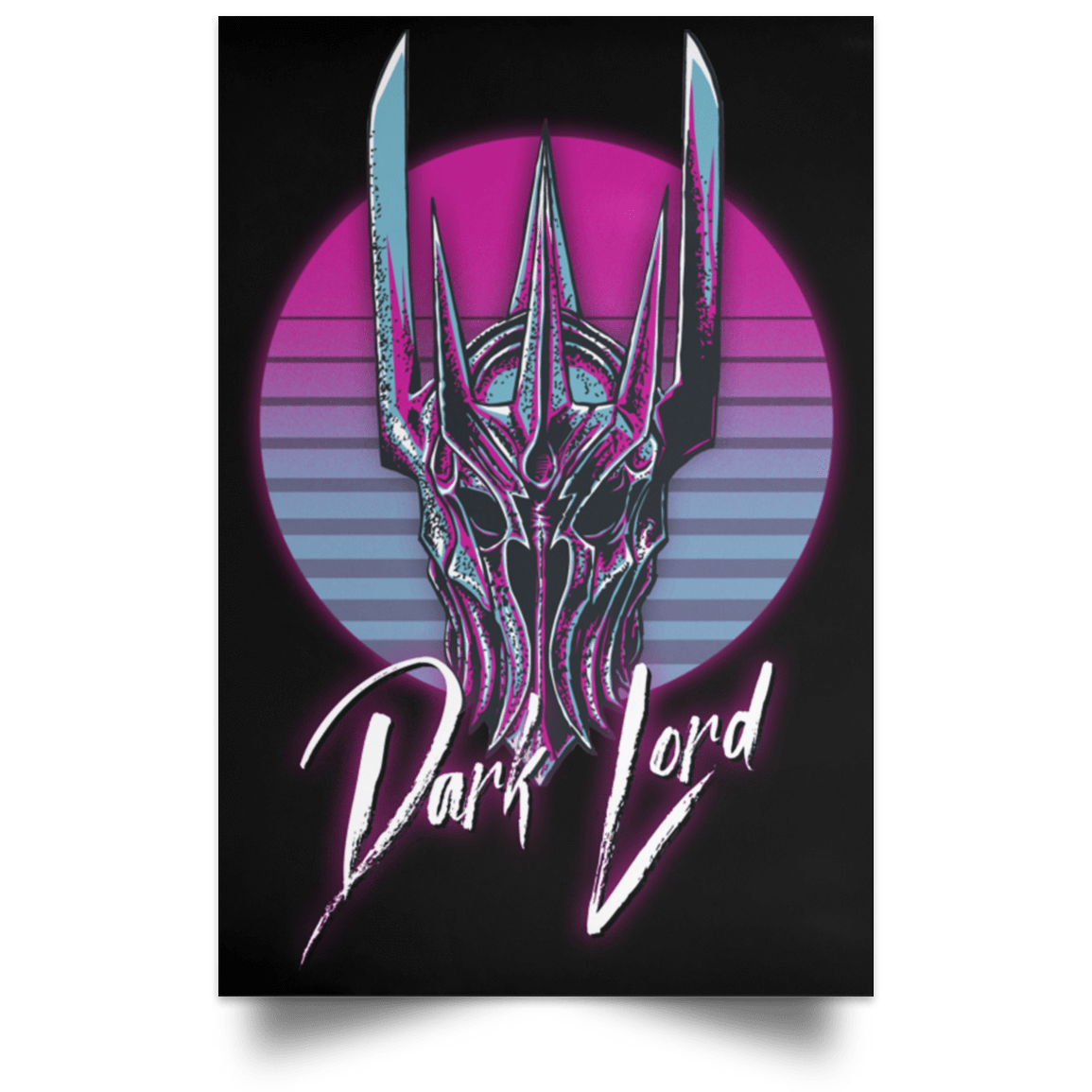 Housewares Black / 12" x 18" Rad Lord Portrait Poster