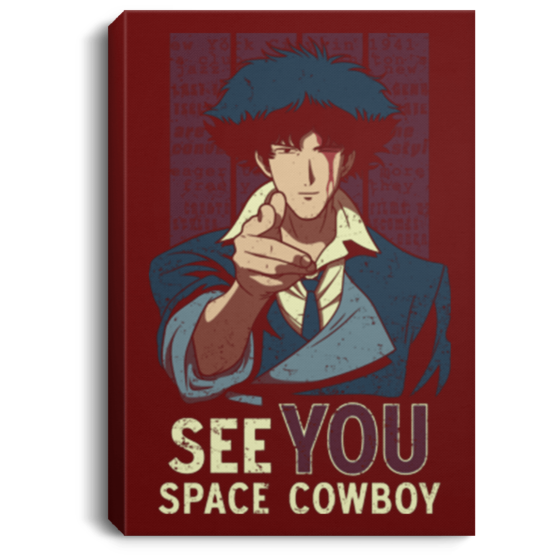 Housewares Maroon / 8" x 12" Real Folk Blues Premium Portrait Canvas