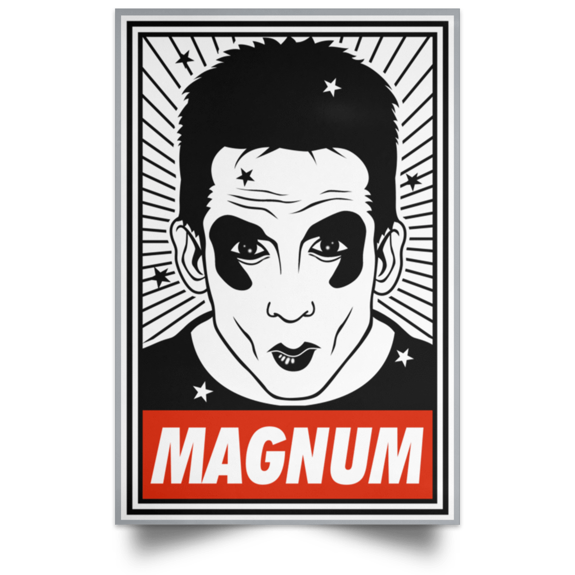 Housewares Grey / 12" x 18" Ridiculously good looking Portrait Poster