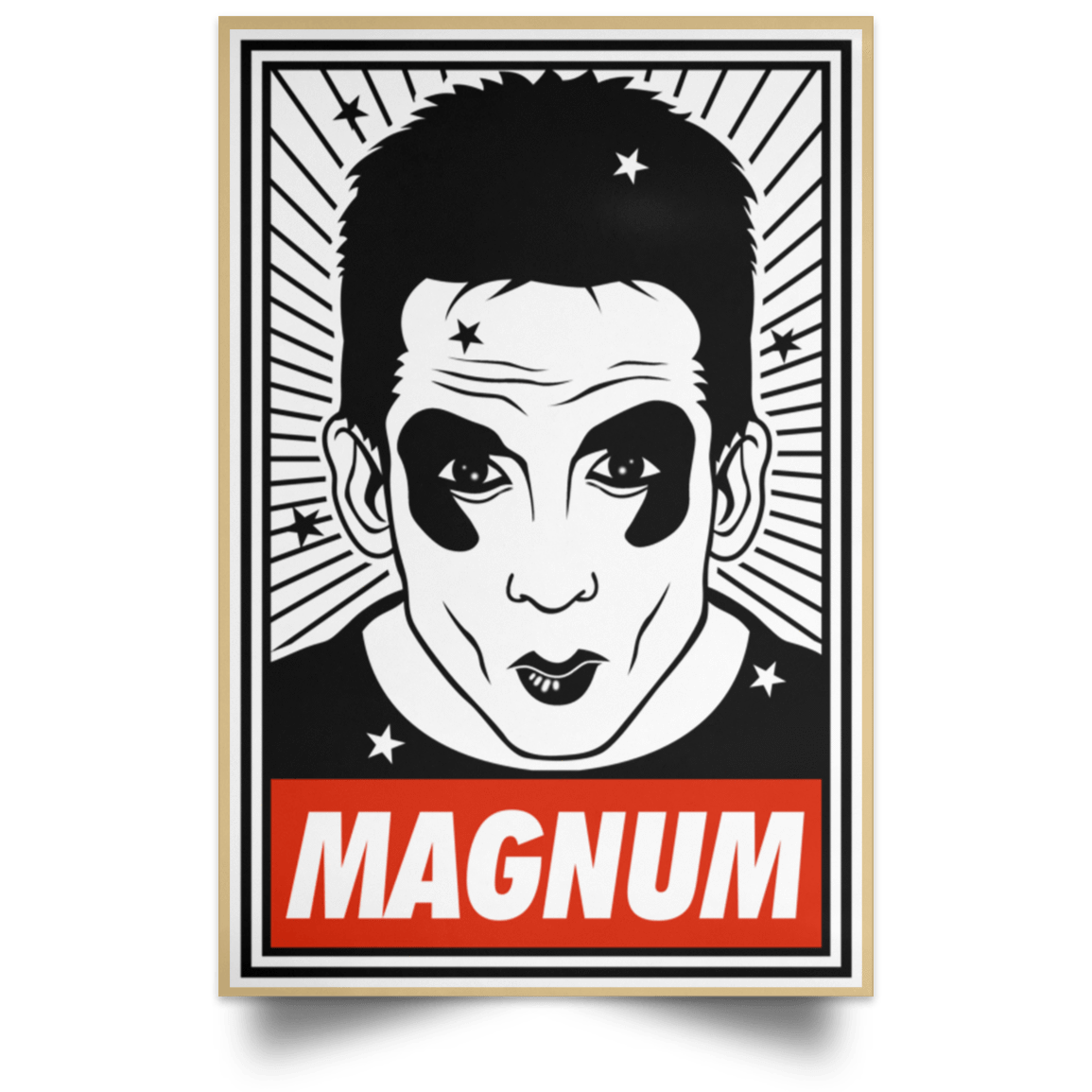 Housewares Tan / 12" x 18" Ridiculously good looking Portrait Poster