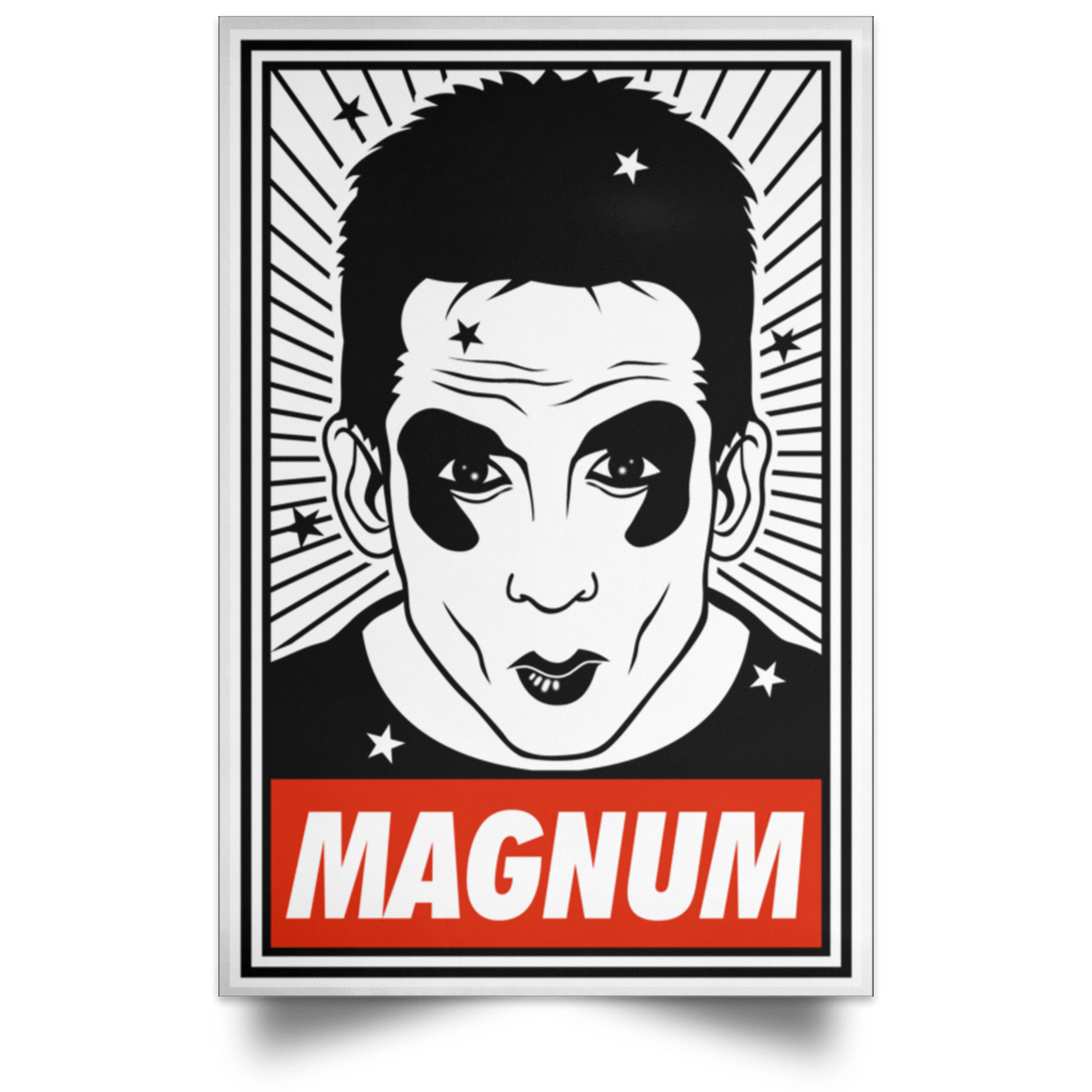 Housewares White / 12" x 18" Ridiculously good looking Portrait Poster