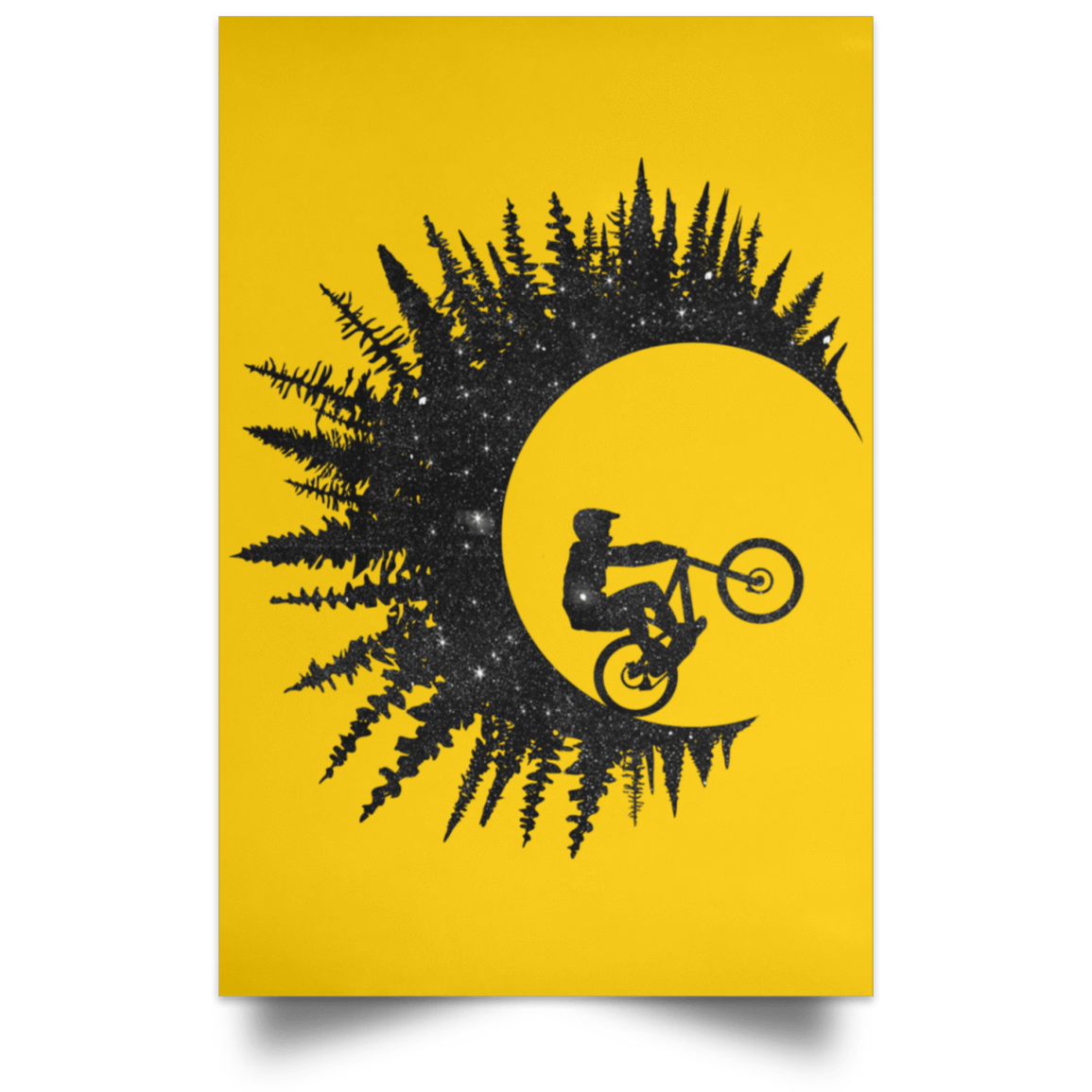 Housewares Athletic Gold / 12" x 18" Riding Waves Portrait Poster