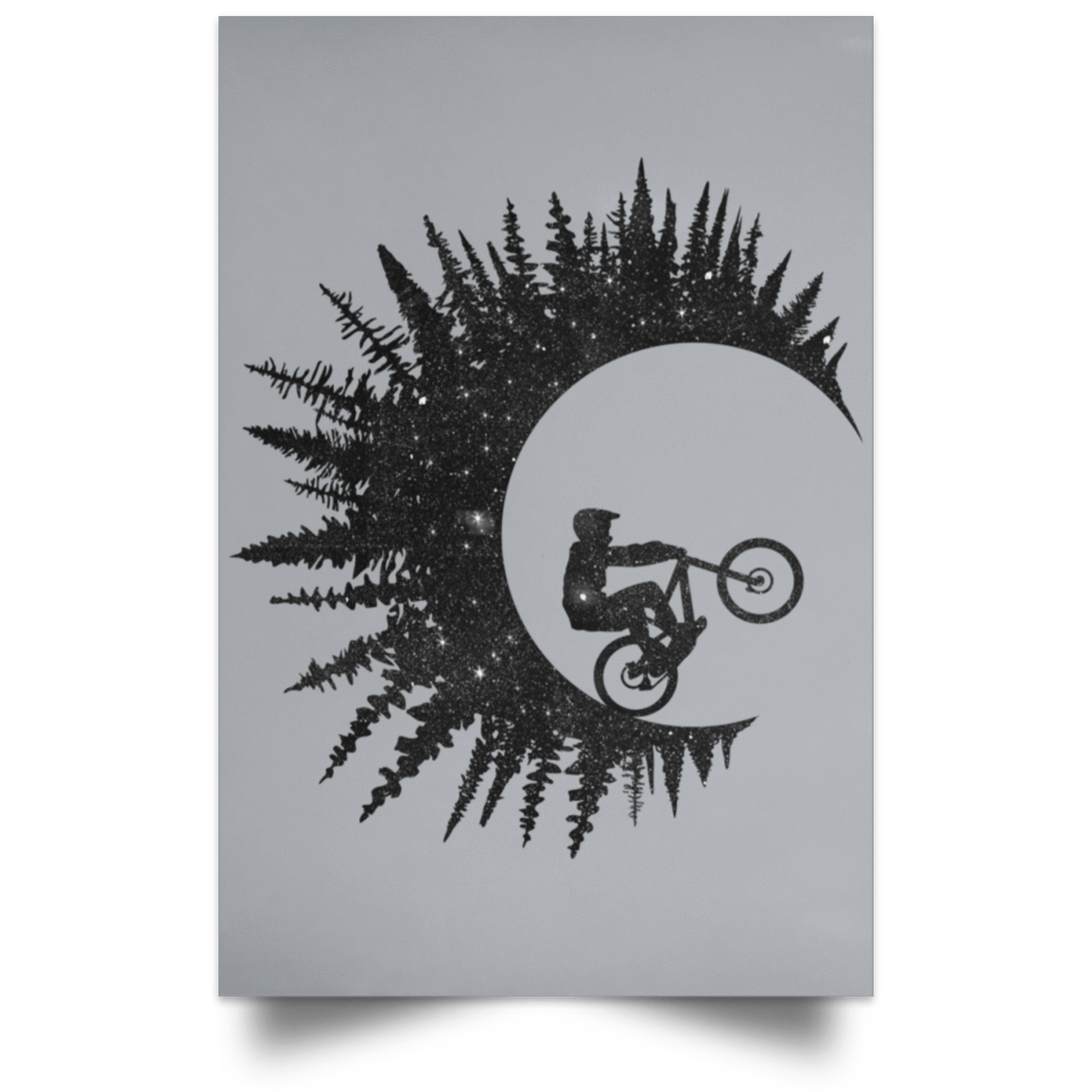 Housewares Grey / 12" x 18" Riding Waves Portrait Poster