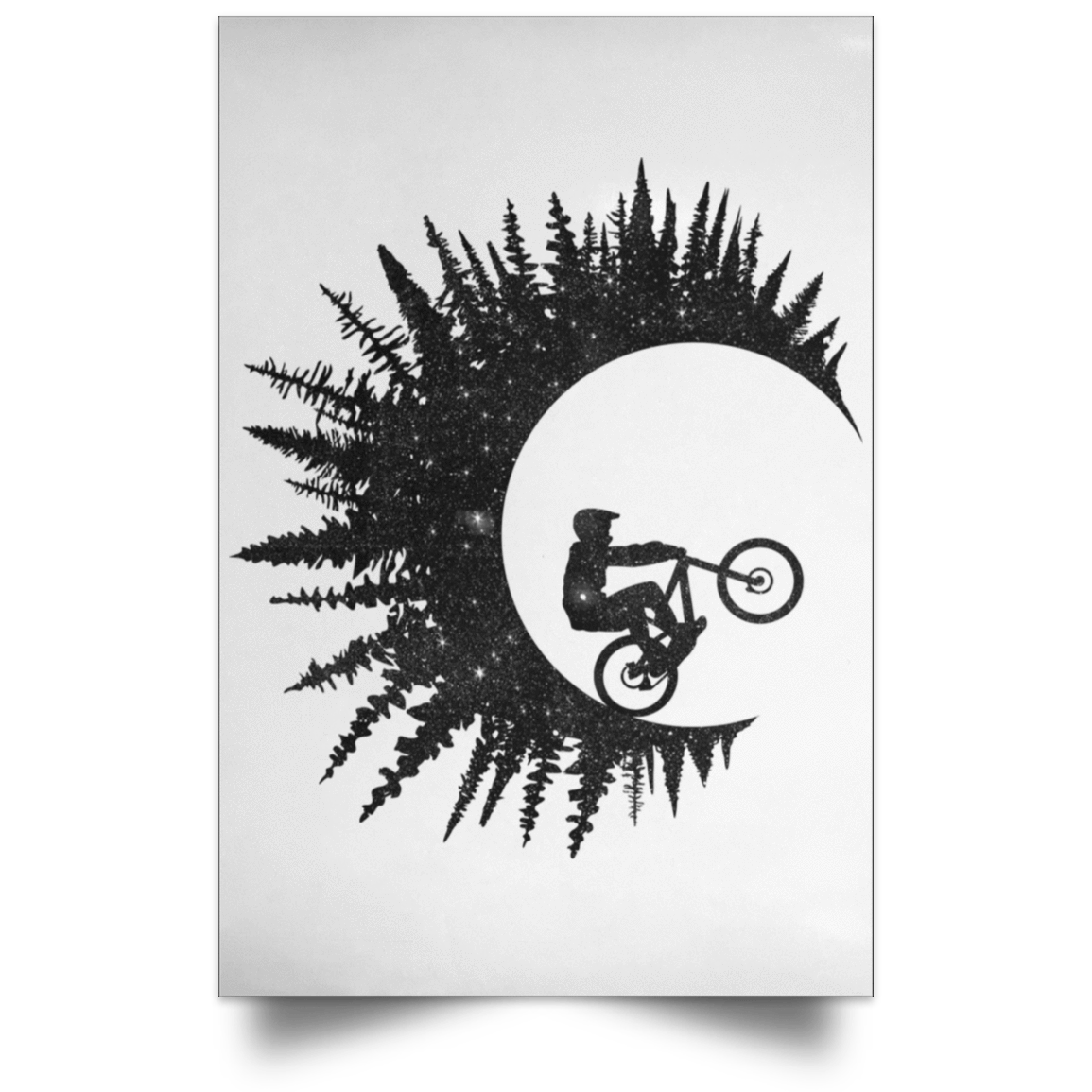 Housewares White / 12" x 18" Riding Waves Portrait Poster