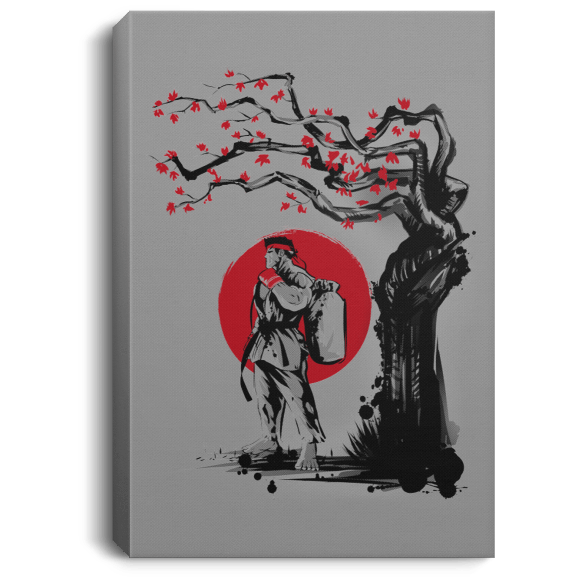 Housewares Gray / 8" x 12" Ryu Under The Sun Premium Portrait Canvas