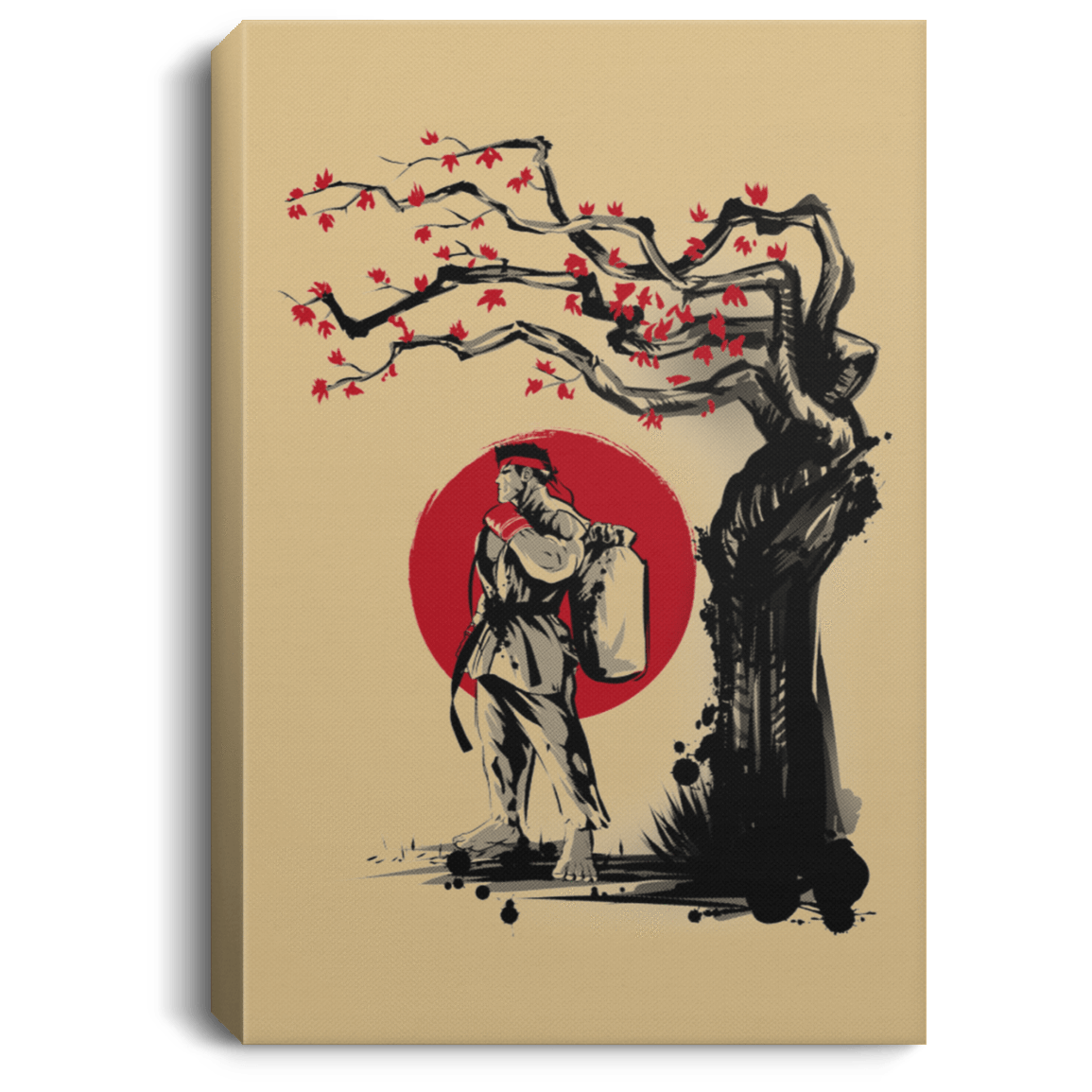 Housewares Tan / 8" x 12" Ryu Under The Sun Premium Portrait Canvas