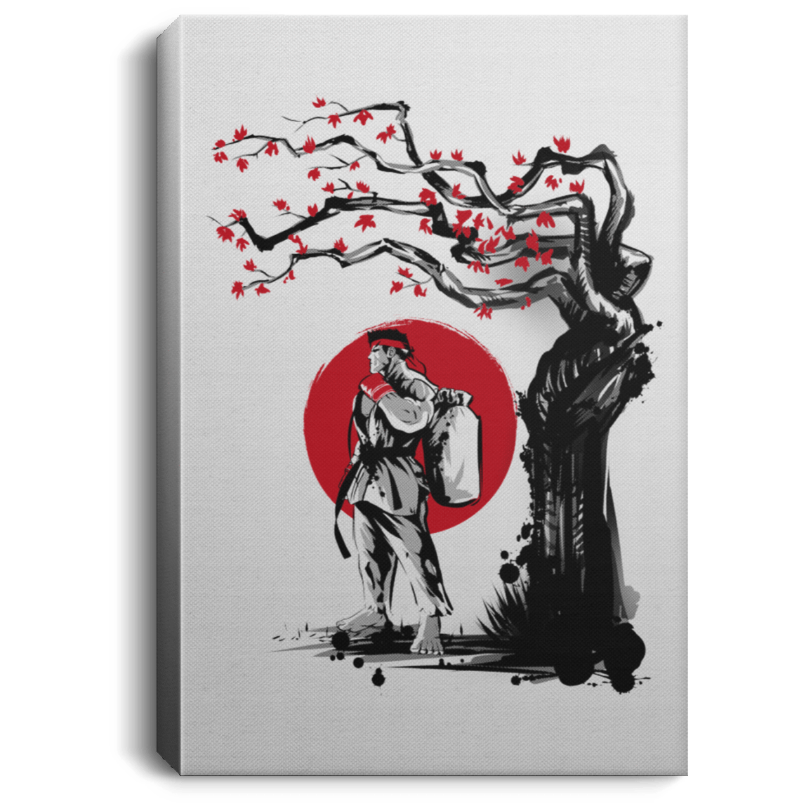 Housewares White / 8" x 12" Ryu Under The Sun Premium Portrait Canvas