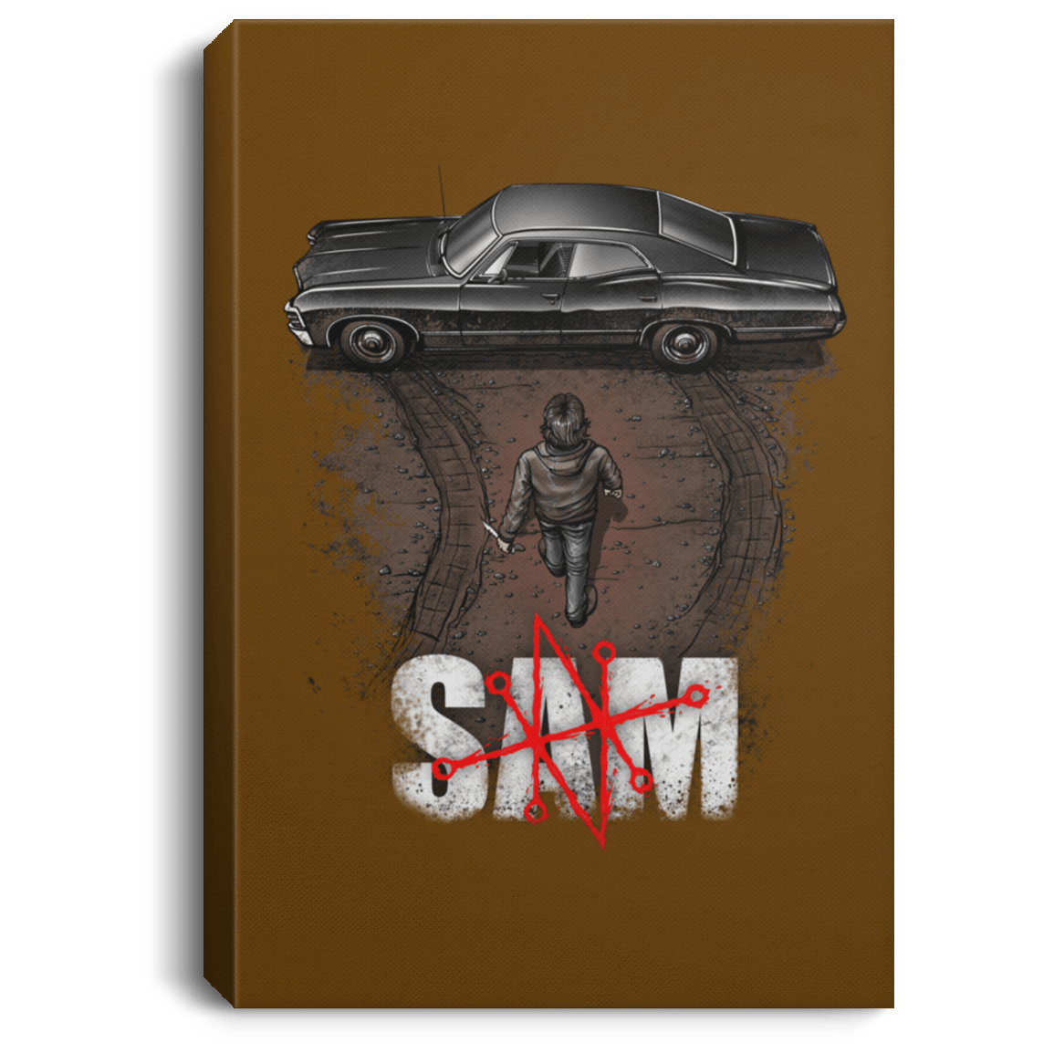 Housewares Brown / 8" x 12" Sam Premium Portrait Canvas