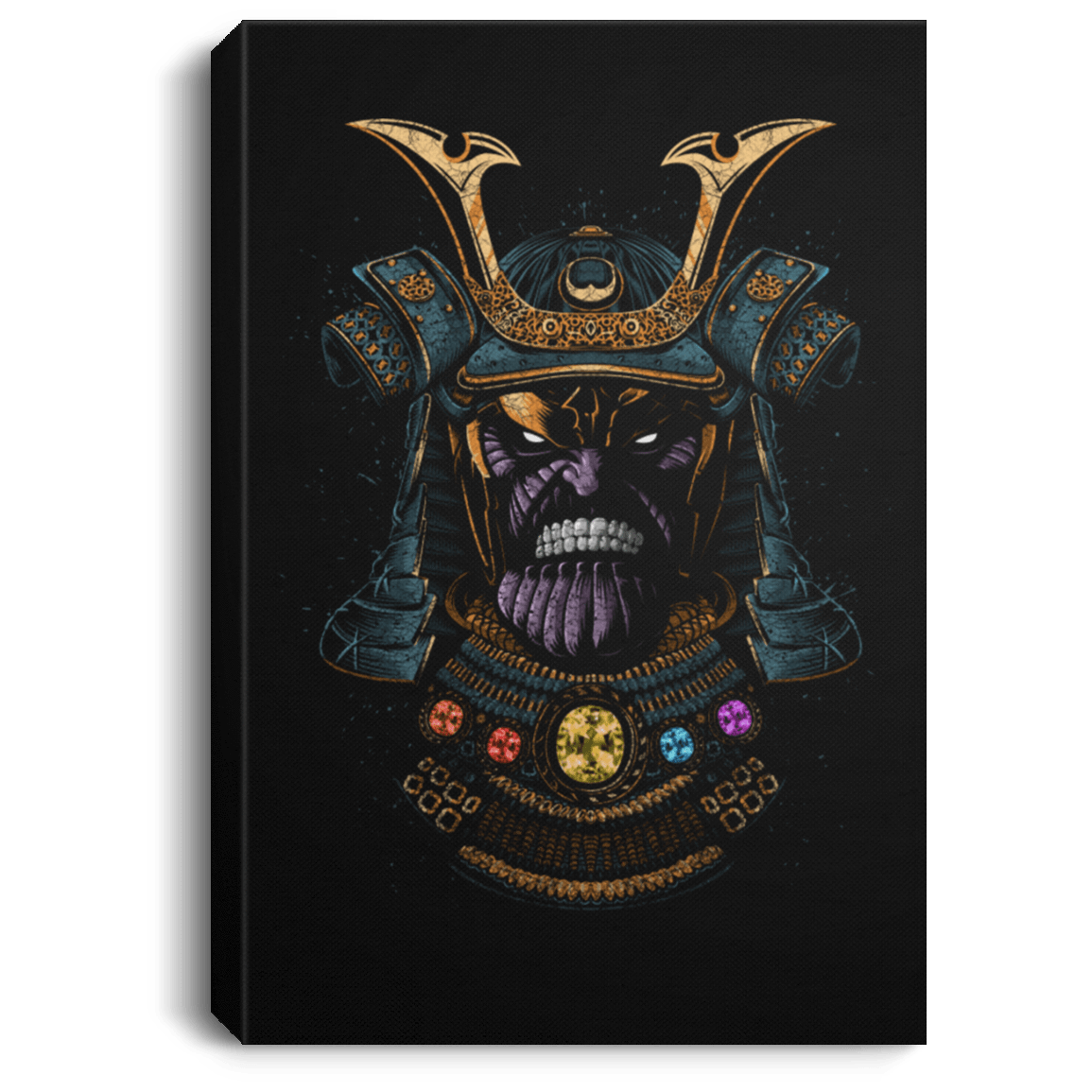 Housewares Black / 8" x 12" Samurai Gems Premium Portrait Canvas