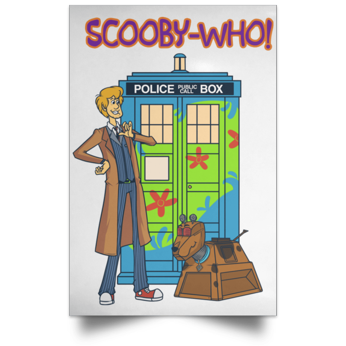Housewares White / 12" x 18" Scooby-Who! Portrait Poster
