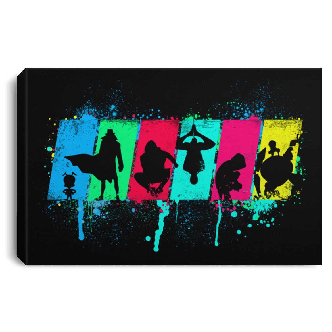 Housewares Black / 12" x 8" Spider Souls 5k Premium Landscape Canvas