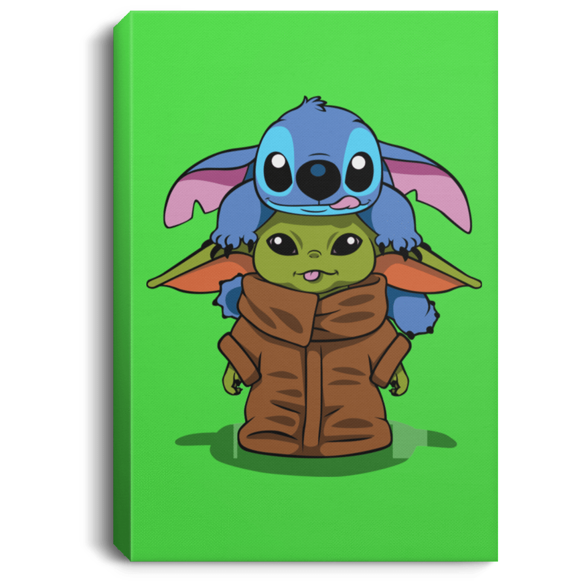 Housewares Kelly / 8" x 12" Stitch Yoda Premium Portrait Canvas