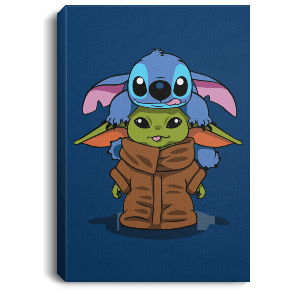 Housewares Royal / 8" x 12" Stitch Yoda Premium Portrait Canvas