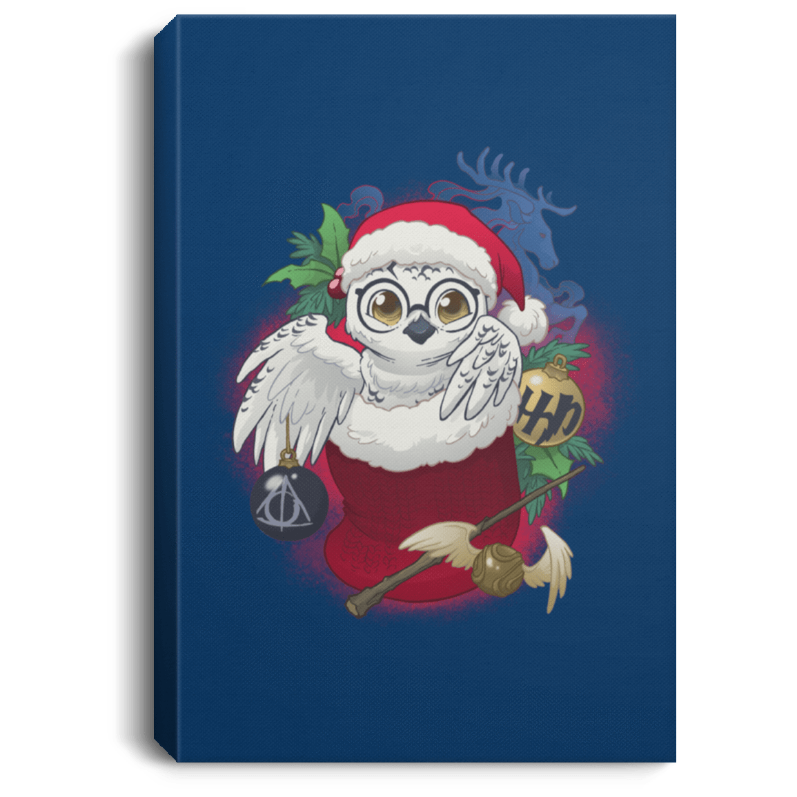 Housewares Royal / 8" x 12" Stocking Stuffer HP Owl Premium Portrait Canvas
