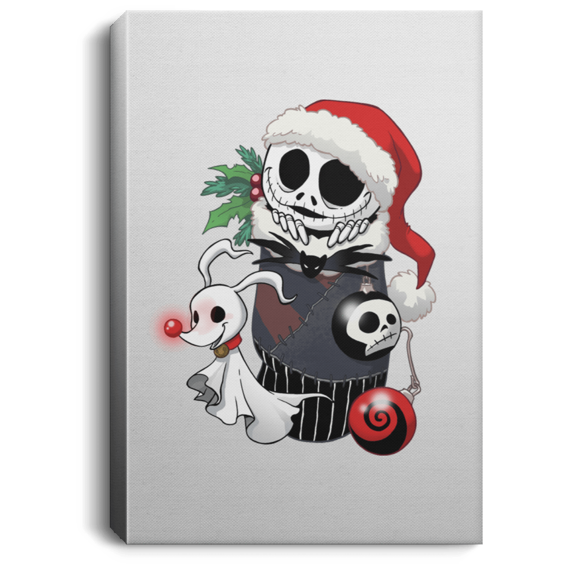 Housewares White / 8" x 12" Stocking Stuffer Jack Premium Portrait Canvas