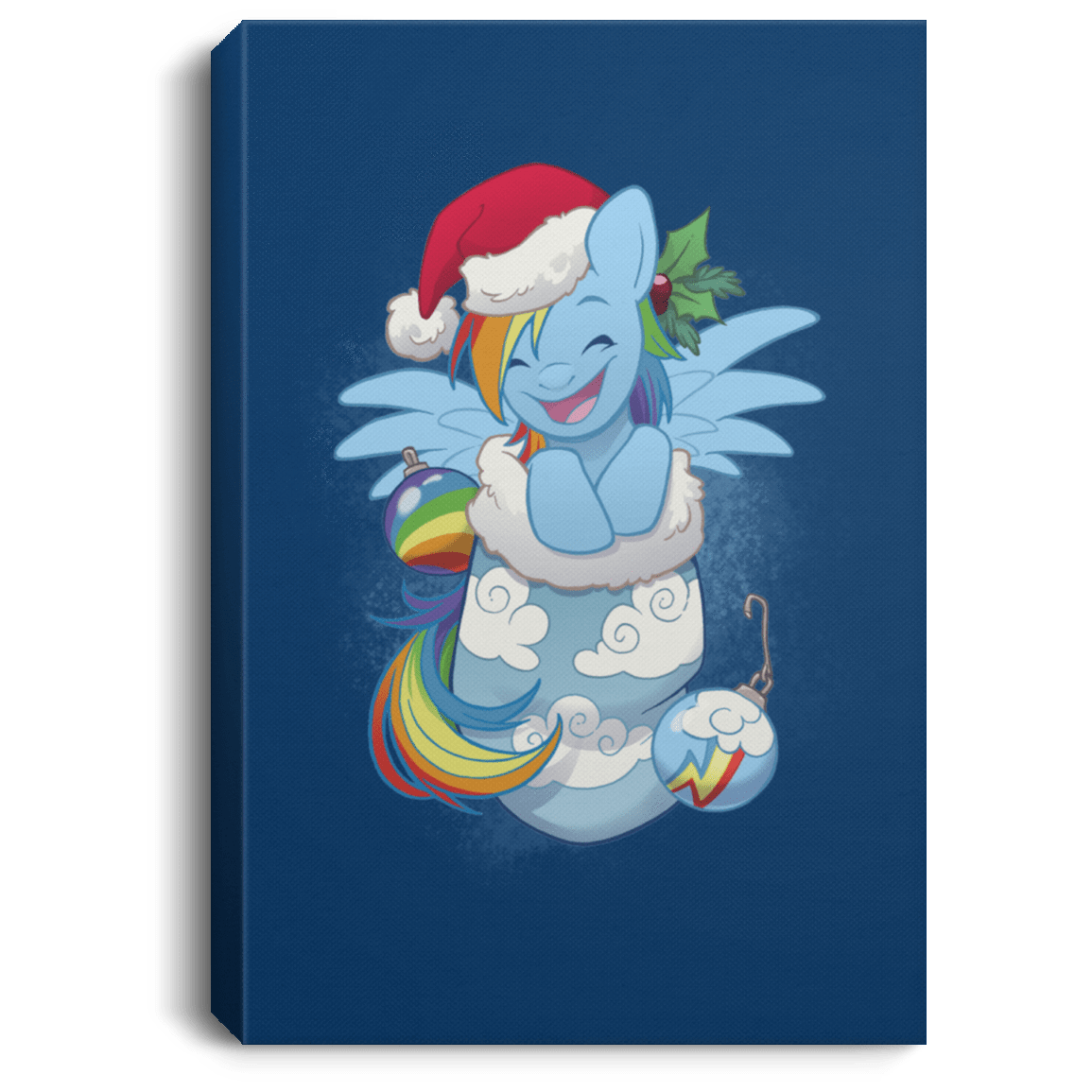 Housewares Royal / 8" x 12" Stocking Stuffer Rain Premium Portrait Canvas