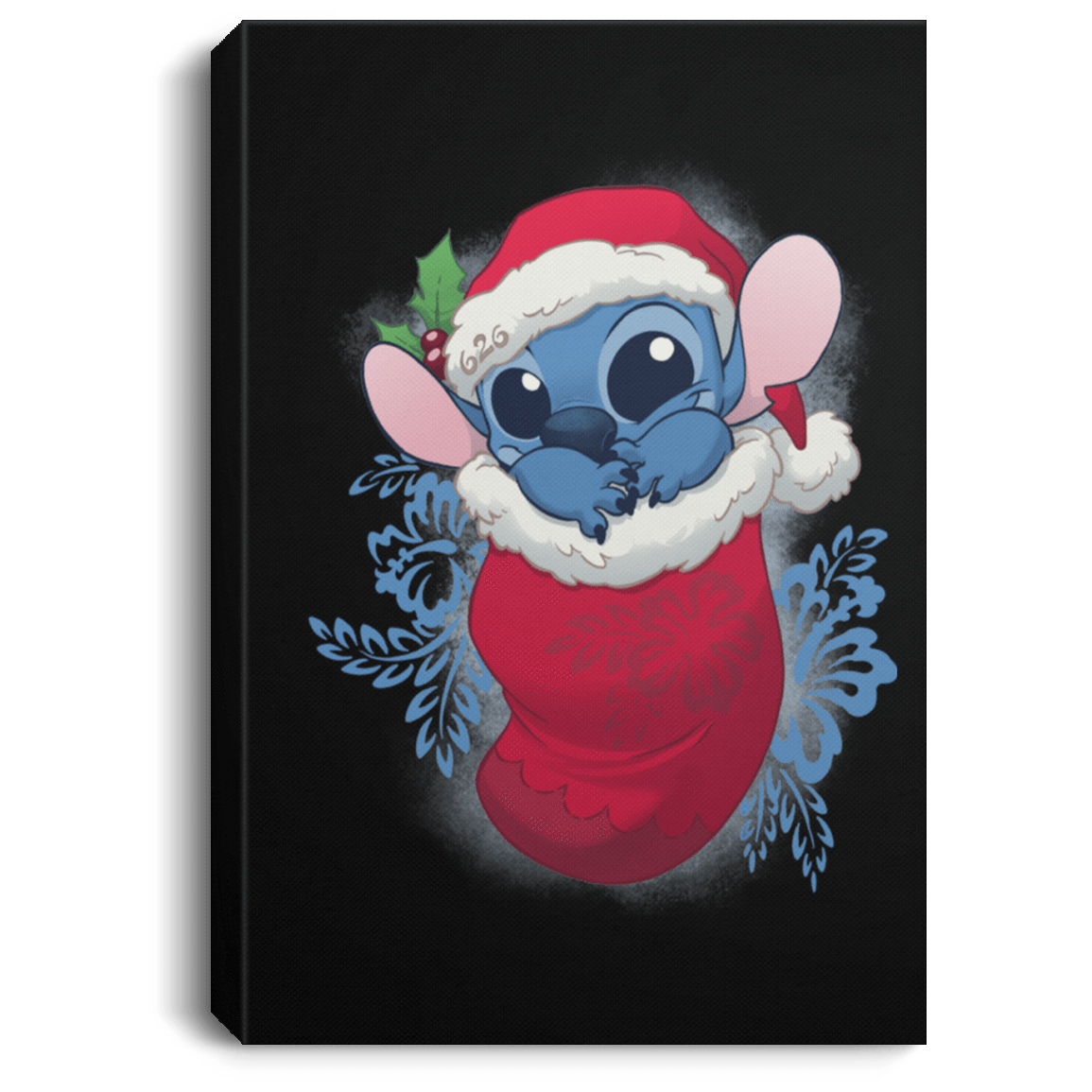 Housewares Black / 8" x 12" Stocking Stuffer Stitch Premium Portrait Canvas