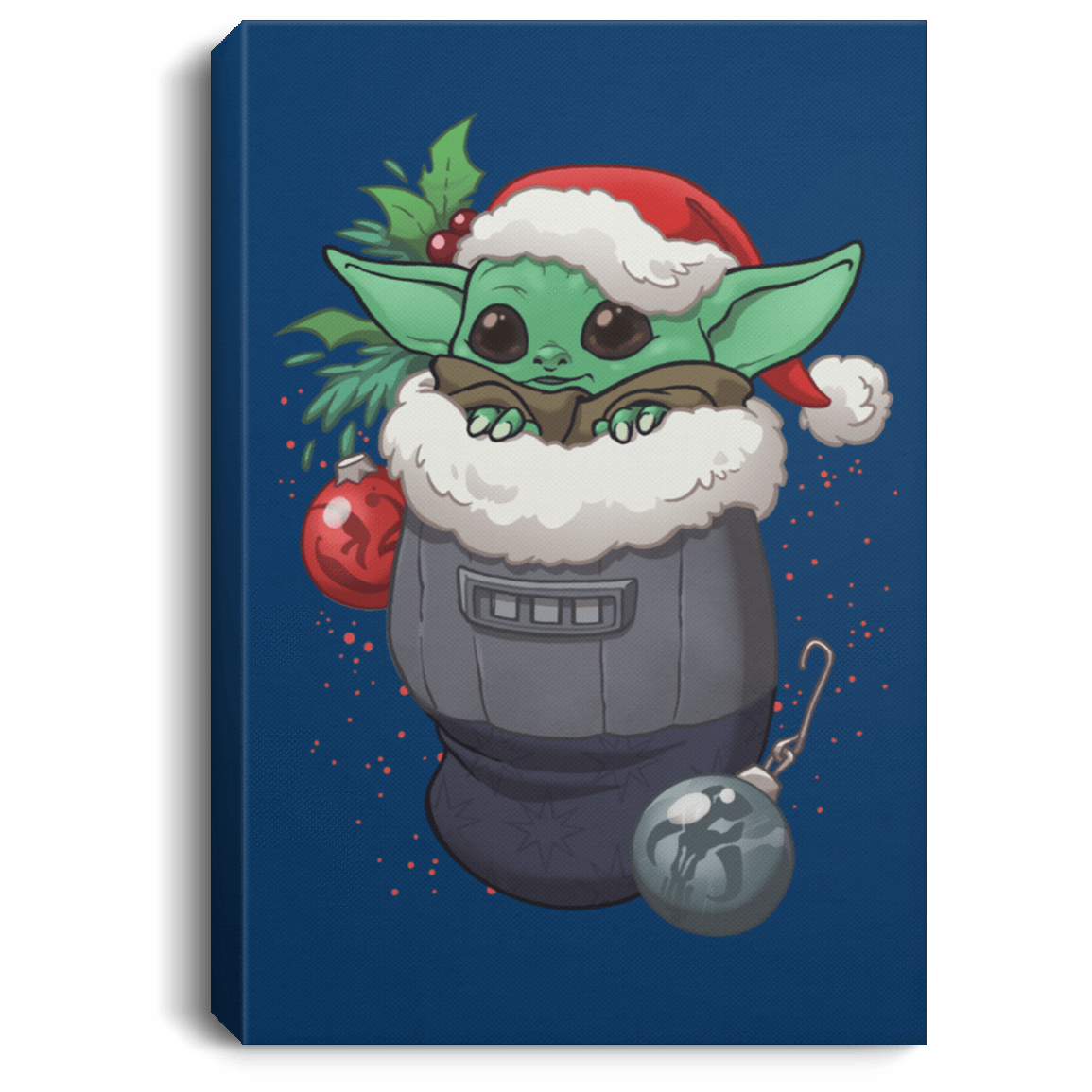 Housewares Royal / 8" x 12" Stocking Stuffer Yoda Premium Portrait Canvas