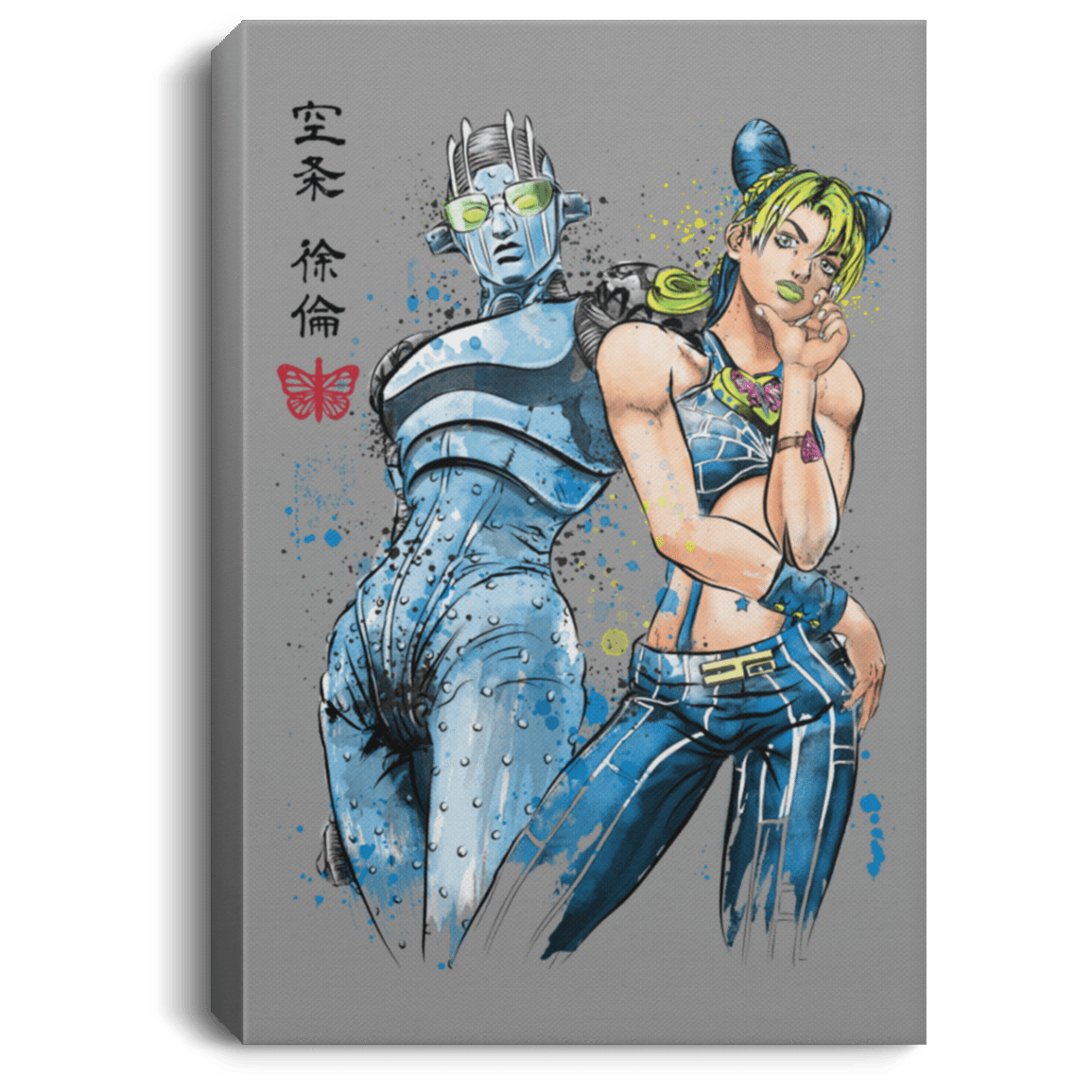 Housewares Gray / 8" x 12" Stone Free Watercolor Premium Portrait Canvas