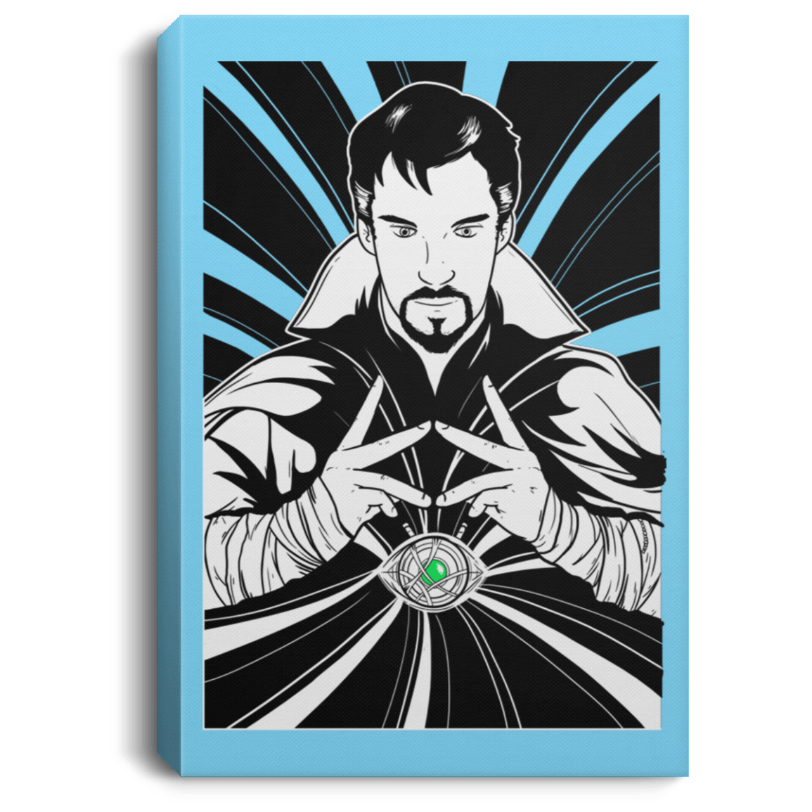 Housewares Columbia Blue / 8" x 12" Stranger Premium Portrait Canvas