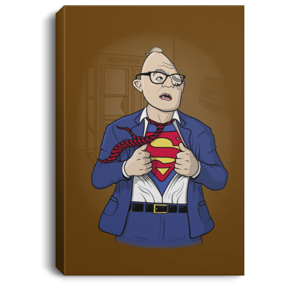 Housewares Brown / 8" x 12" Super Sloth Premium Portrait Canvas