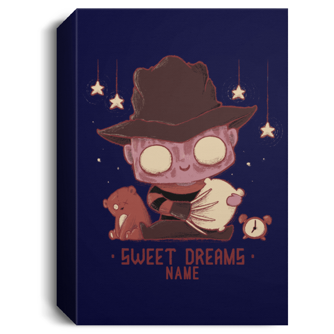 Housewares Navy / 16" x 24" Sweet Dreams Personalized Portrait Canvas