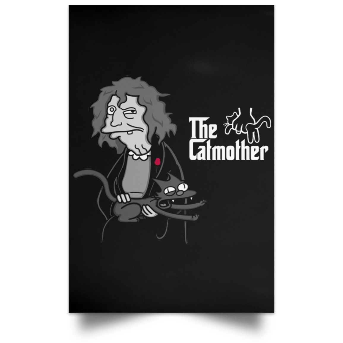 Housewares Black / 12" x 18" The Catmother Portrait Poster