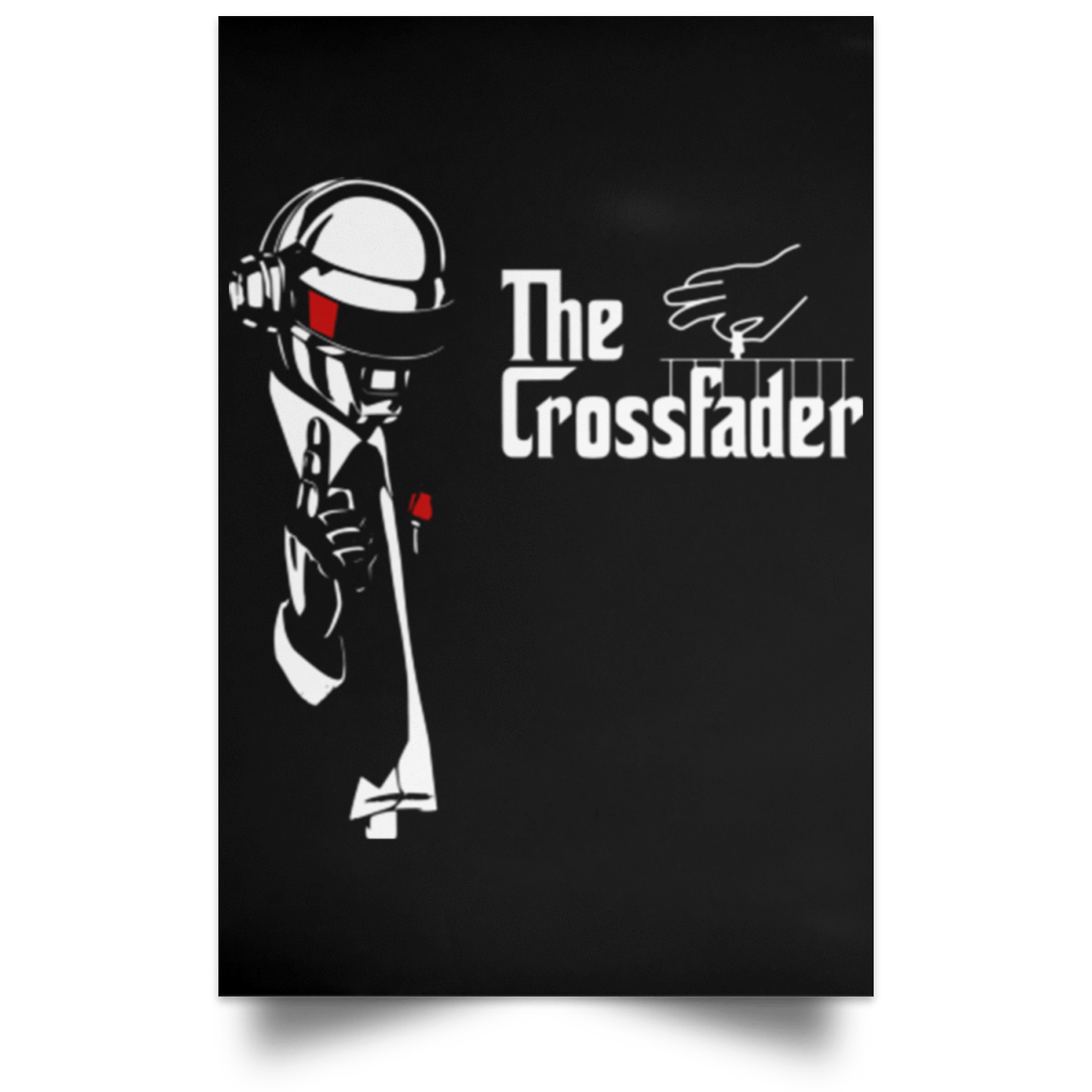 Housewares Black / 12" x 18" The Crossfader Portrait Poster