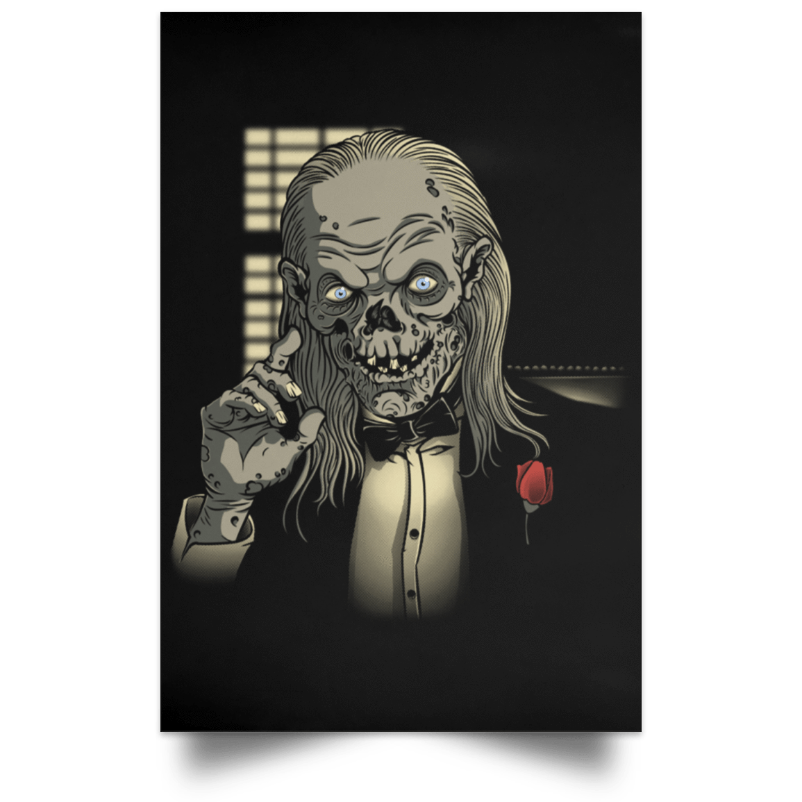 Housewares Black / 12" x 18" The Crypt Father Portrait Poster