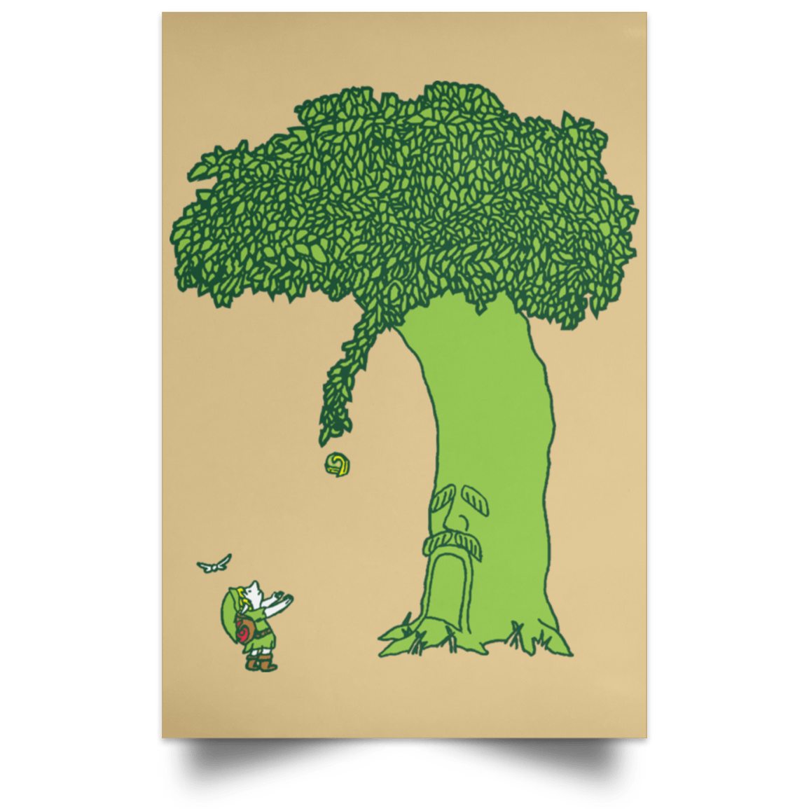 Housewares Tan / 12" x 18" The Deko Tree Portrait Poster