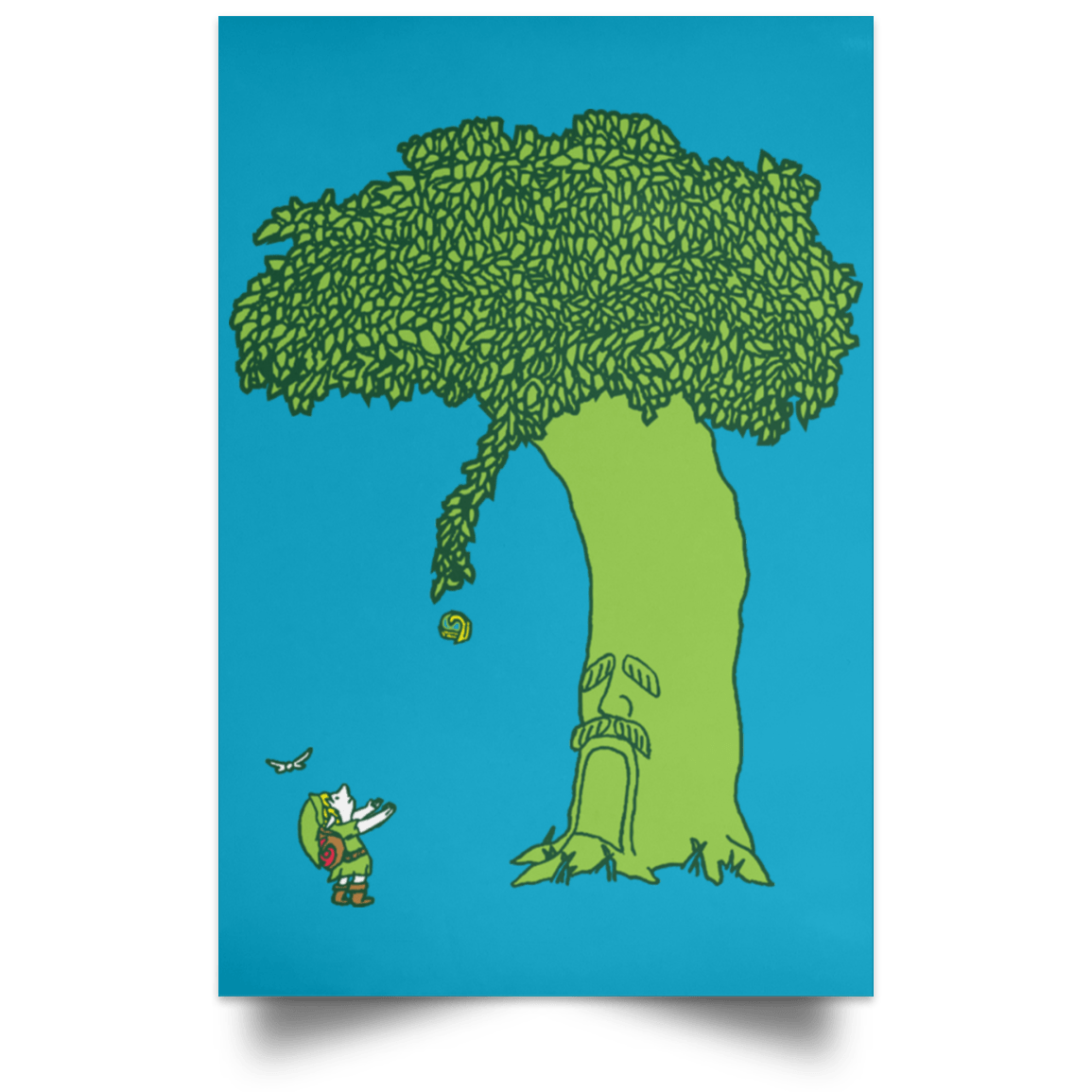 Housewares Turquoise / 12" x 18" The Deko Tree Portrait Poster